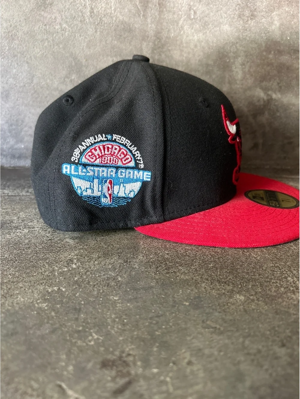 New Era 59fifty Chicago Bulls 1988 All-Star Game Fitted Hat (Sz 7 3/8)